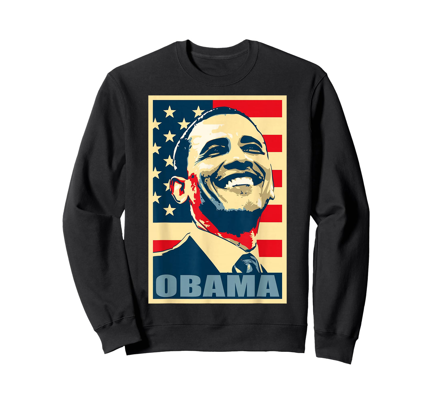 Barack Obama President 44 American Flag Happy Democrat T-Shirt