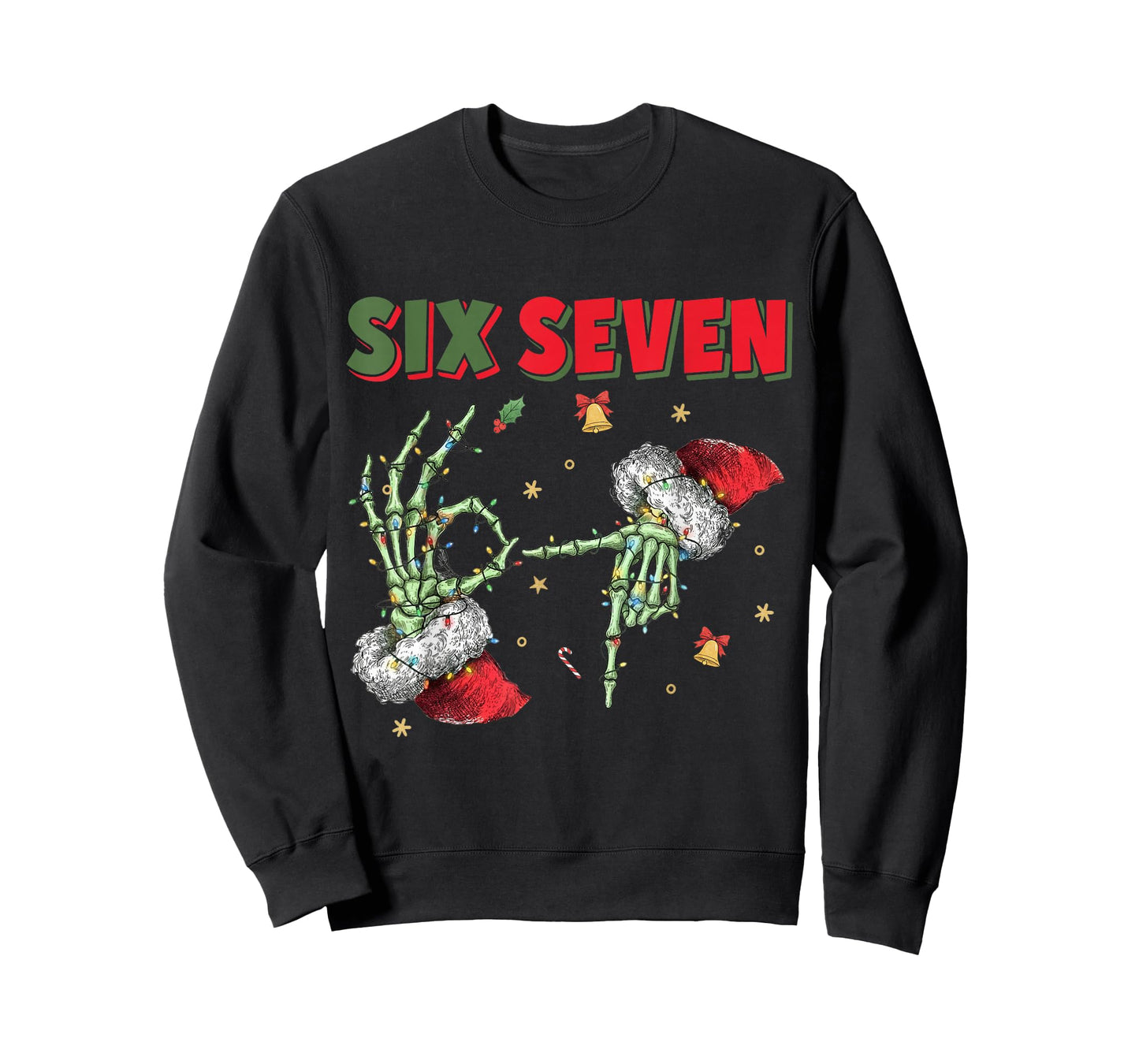 6 7 Funny Christmas Six Seven for Kids Women Men Girls T-Shirt