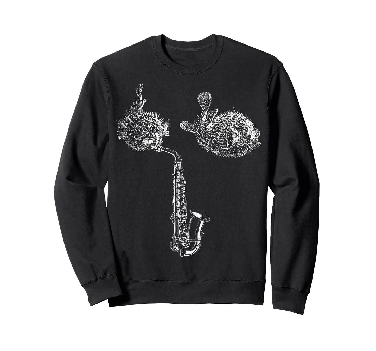 Saxophone Player funny Saxophone Blowfish Blow fish T-Shirt