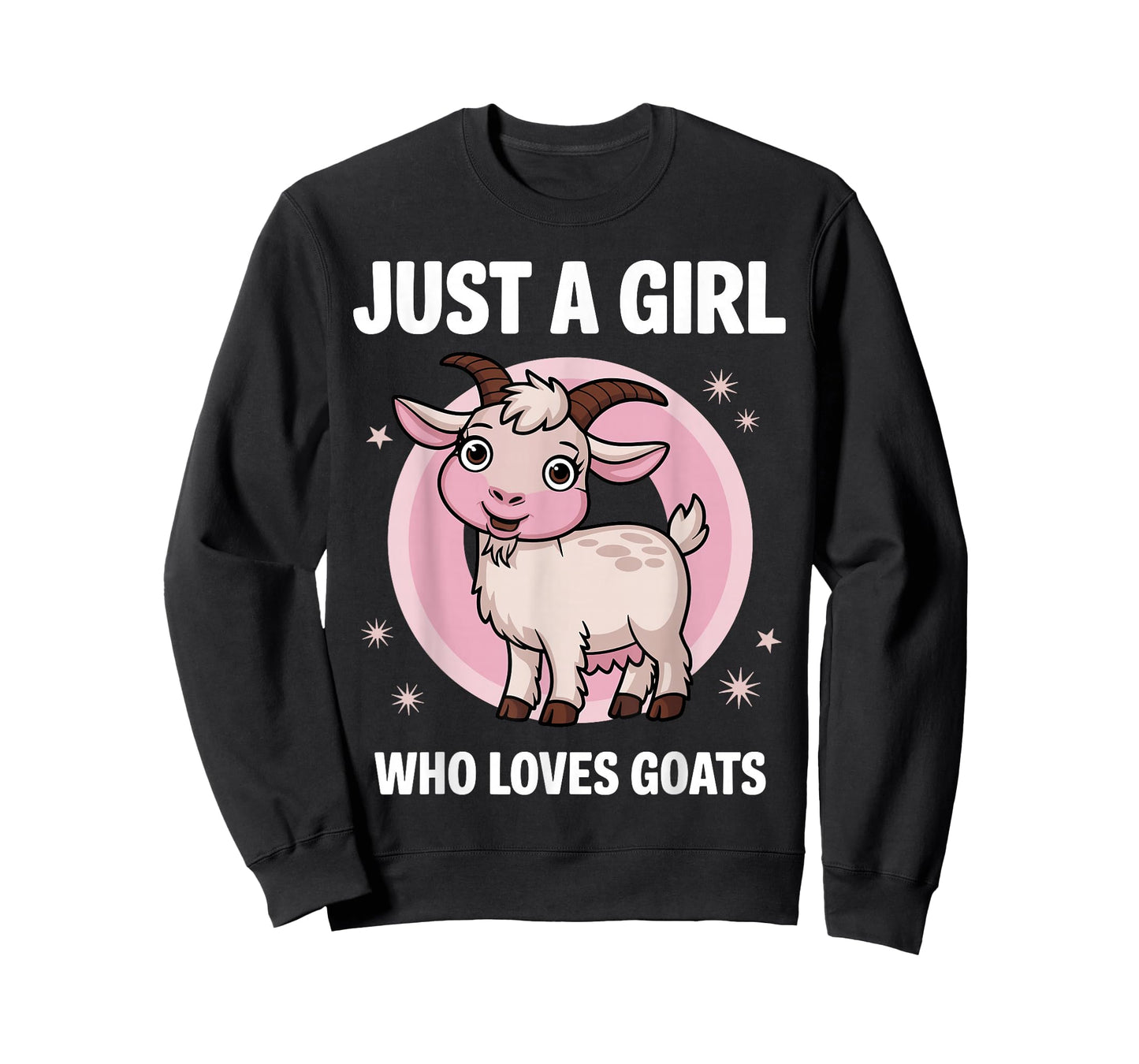 Cute Goat Art for Girls Women Kids Goat Farmer Goat Lovers T-Shirt