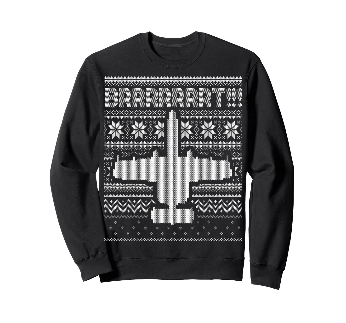 A-10 Warthog Ugly Xmas Tee fighter jet usaf pilot or crew