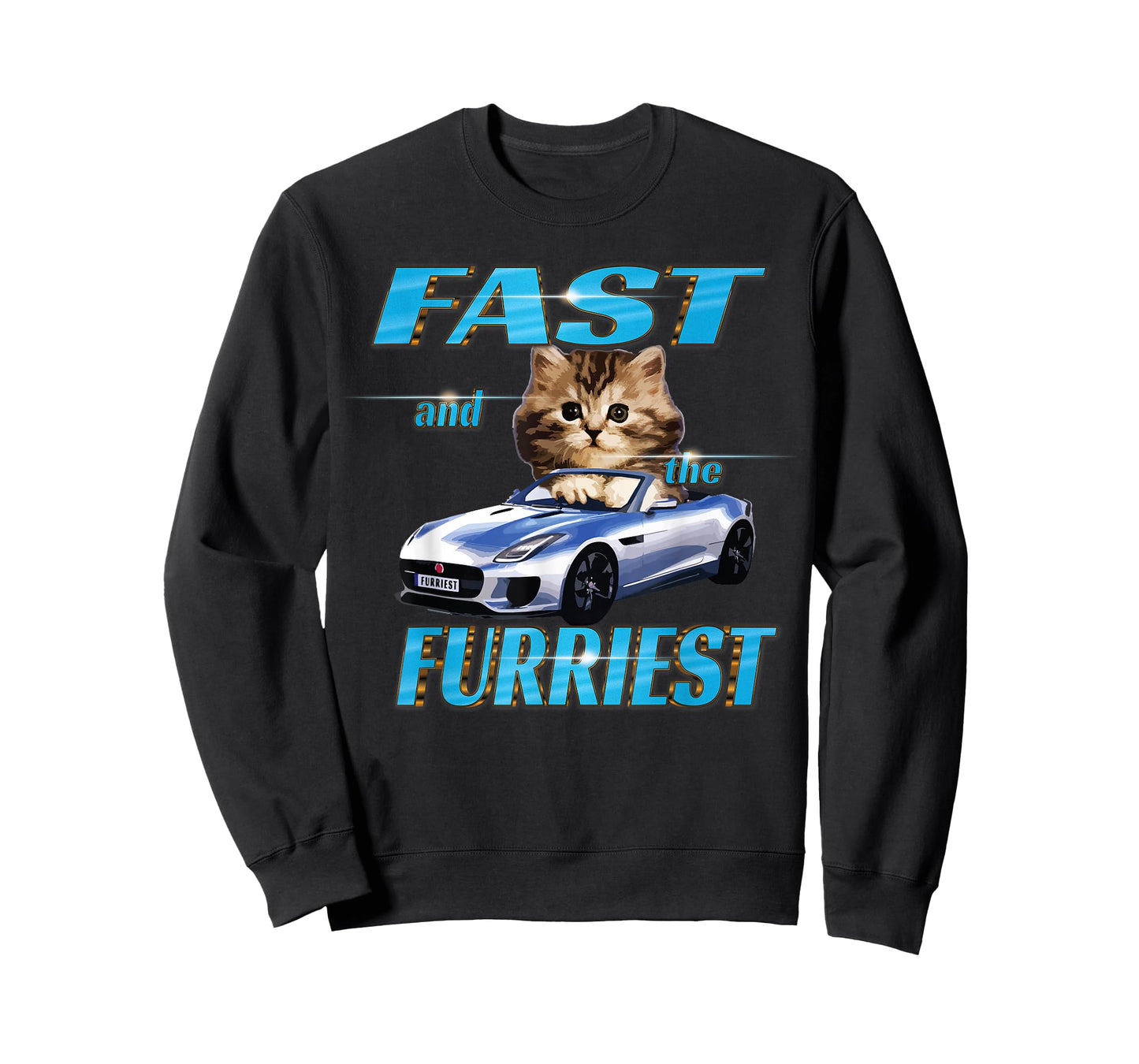 Fast and the Furriest Cats in cars T-Shirt