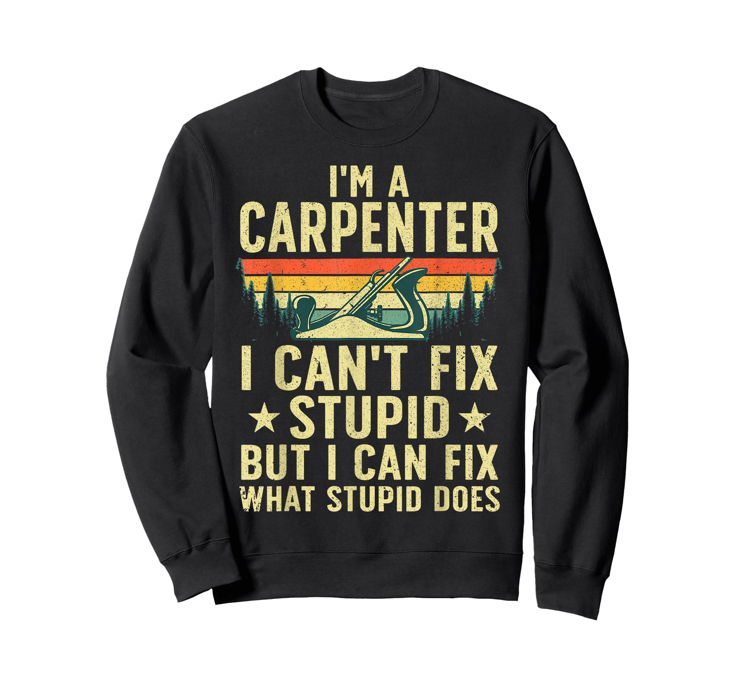 Cool Carpenter Art For Men Women Carpentry Tool Woodworker T-Shirt