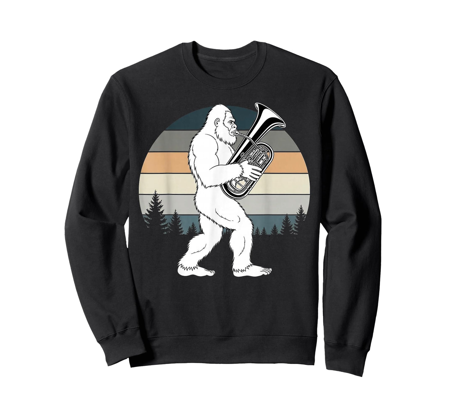 Bigfoot Euphoniumist Marching Band Baritone Euphonium T-Shirt