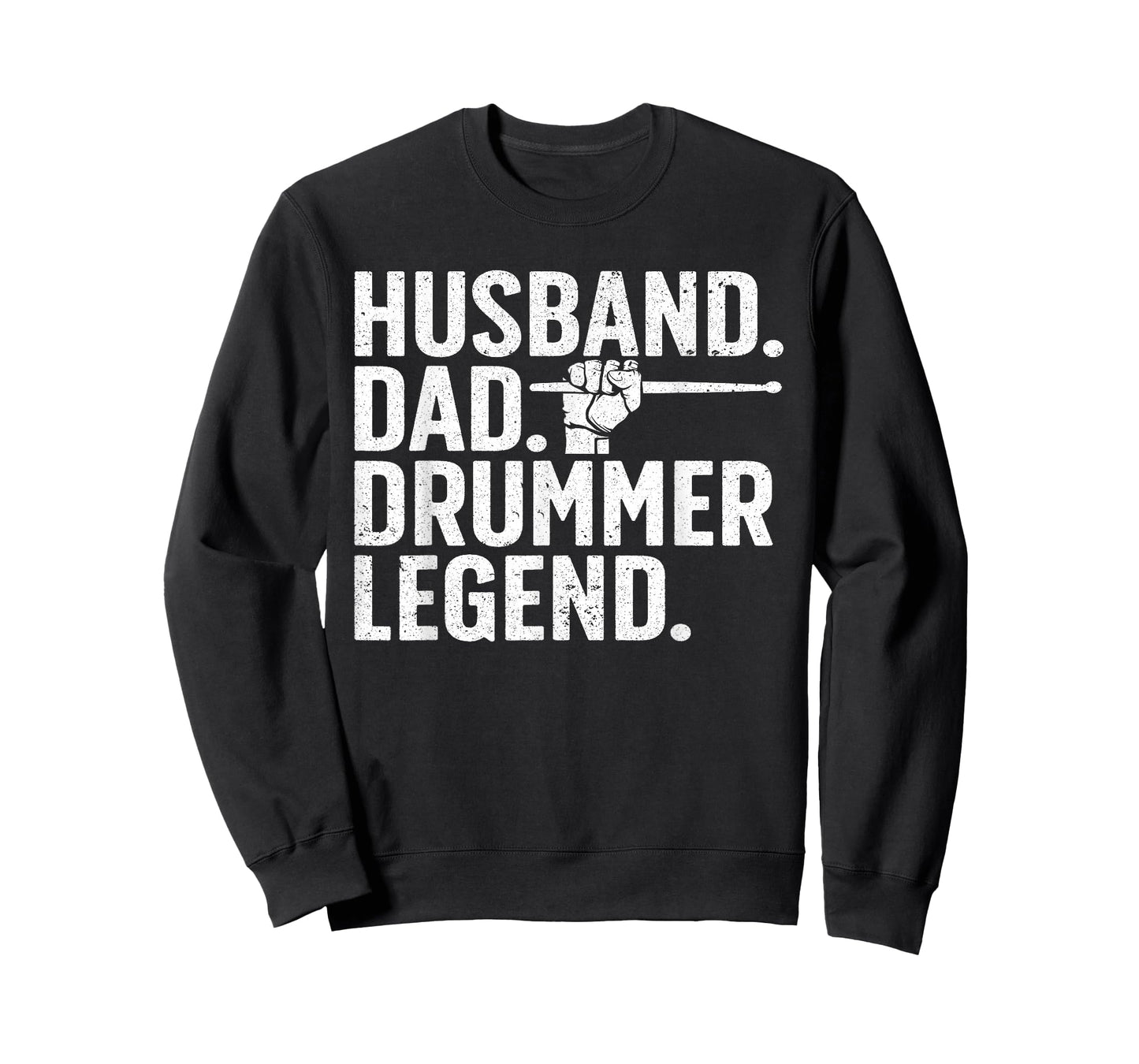 Best Drummer for Men Dad Husband Drumming Sticks Set Novelty T-Shirt