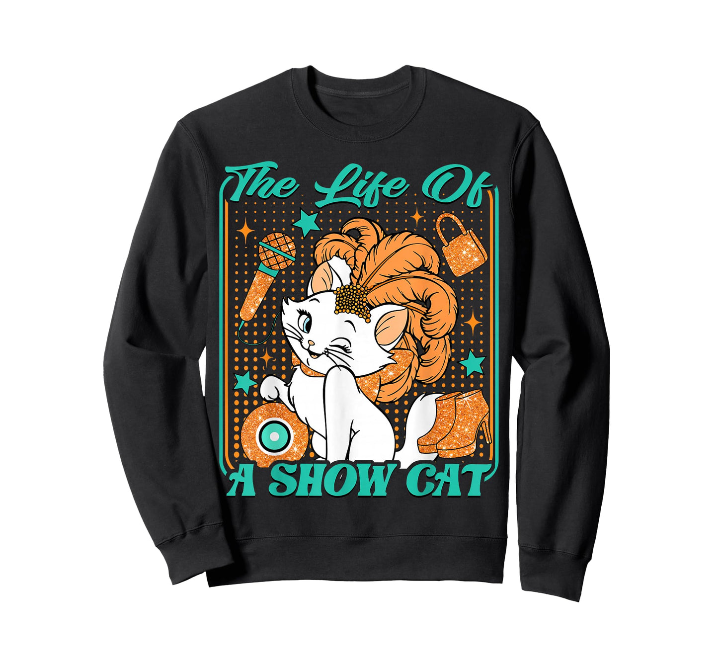 Cute Cat Era Life of Showcat Cat Lover Country Music Concert T-Shirt