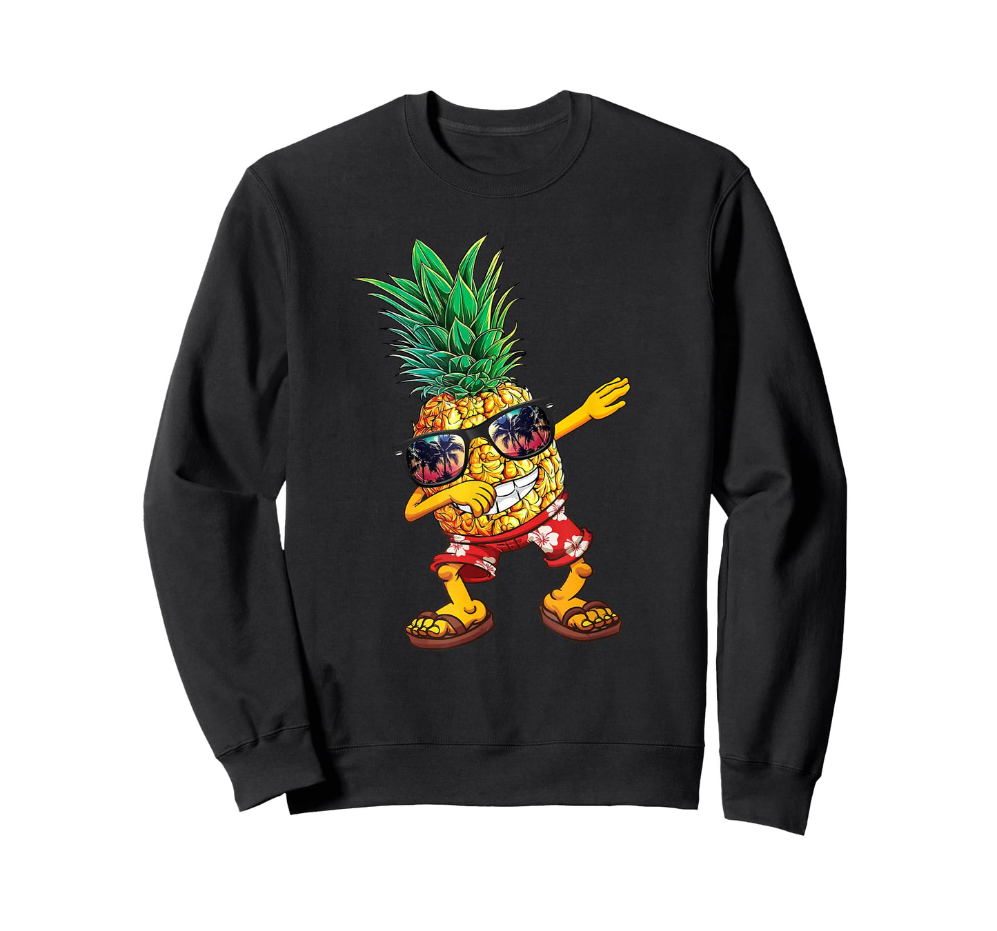 Dabbing Pineapple Sunglasses T Shirt Aloha Beaches Hawaii T-Shirt