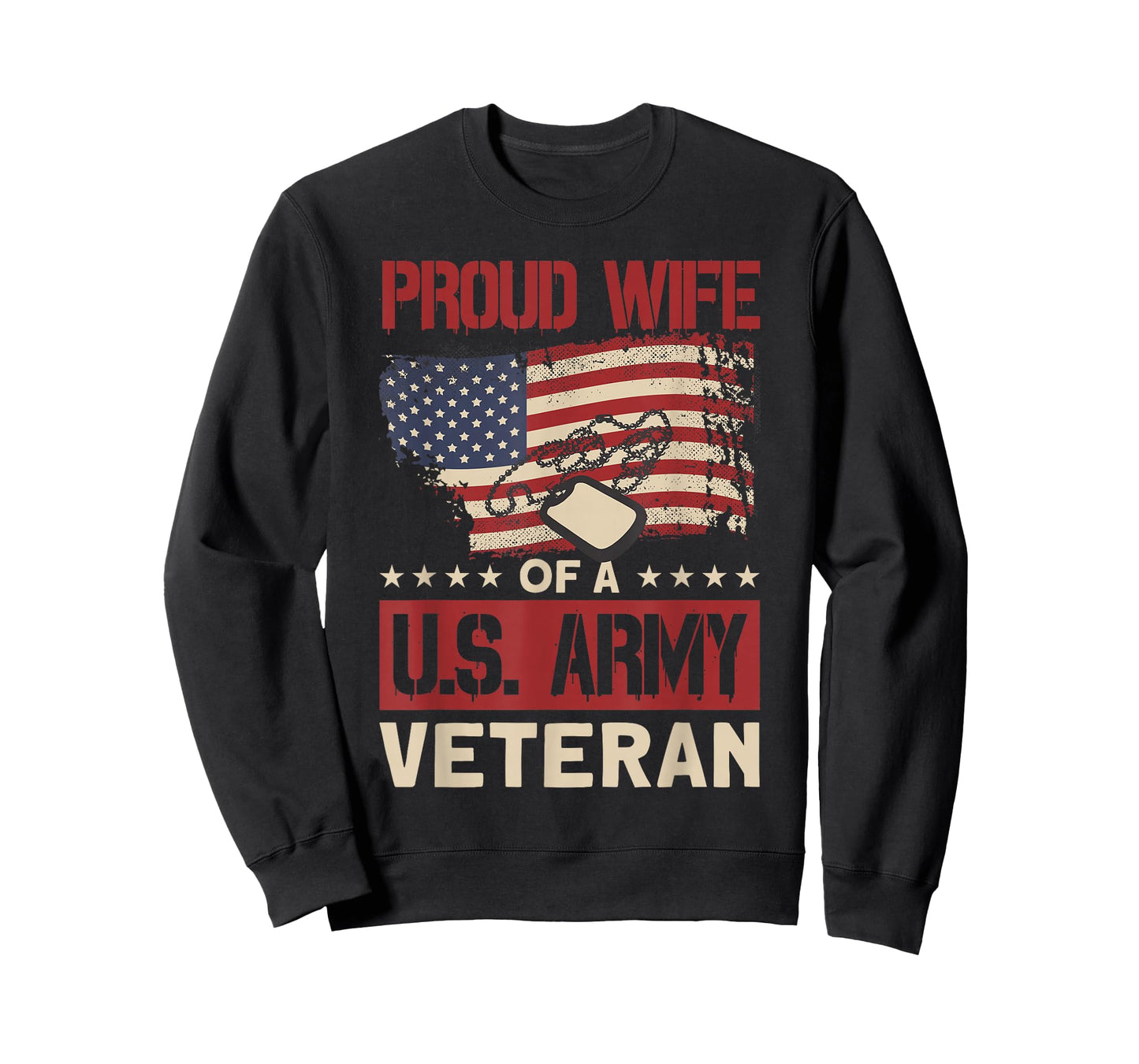 Proud Wife of A U.S. Army Veteran - Soldier Wife T-Shirt