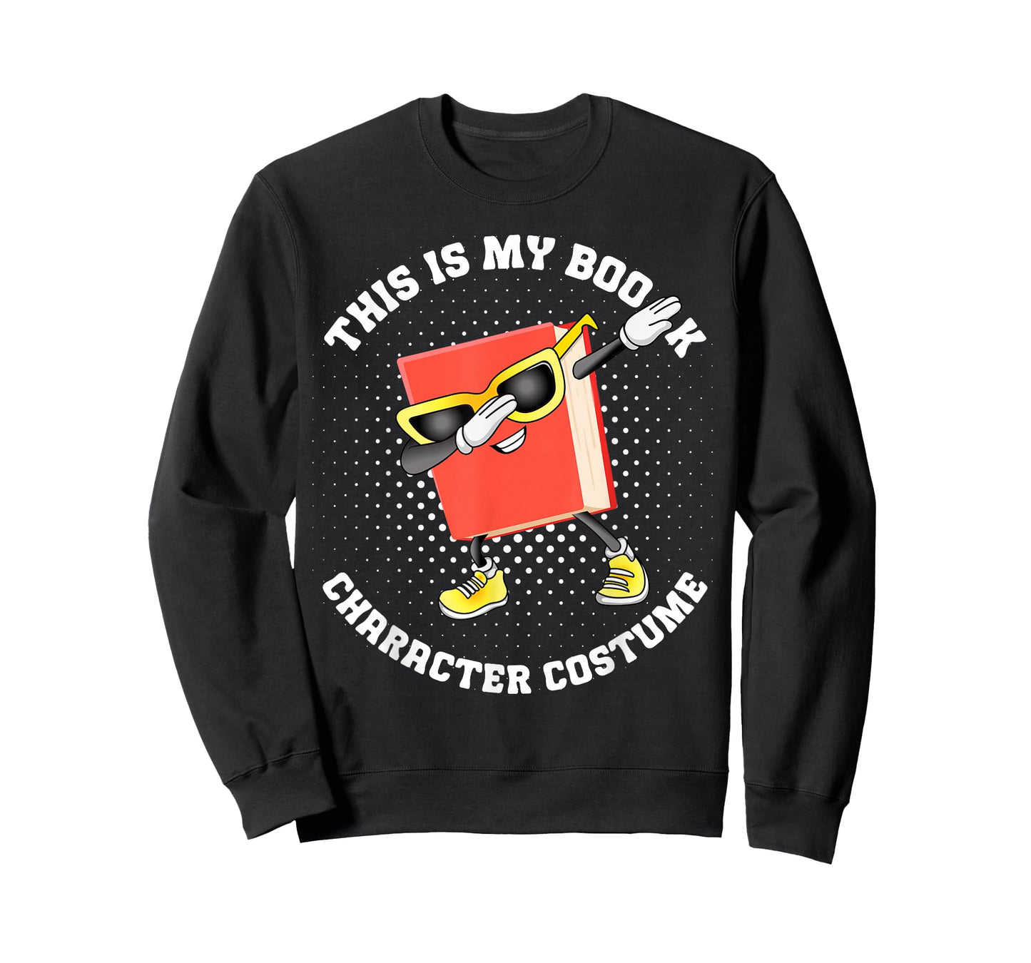 This is My Book Character Costume-Funny Dabbing Book Kids T-Shirt