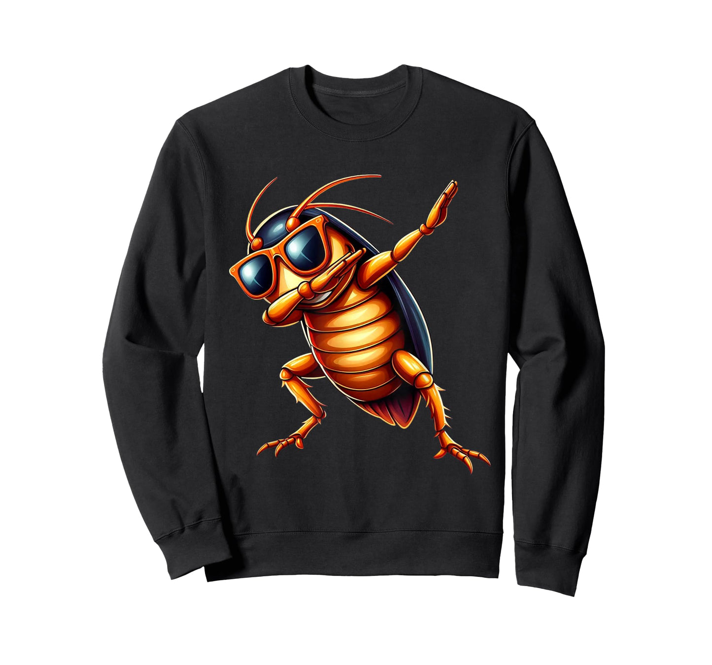 Dabbing Cockroach, Sunglasses Cockroach Animal, Fun Cartoon T-Shirt