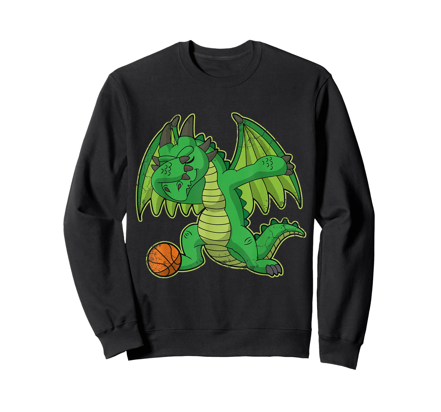 Dabbing Basketball Dragon Team Tournament Player Coach Kids T-Shirt