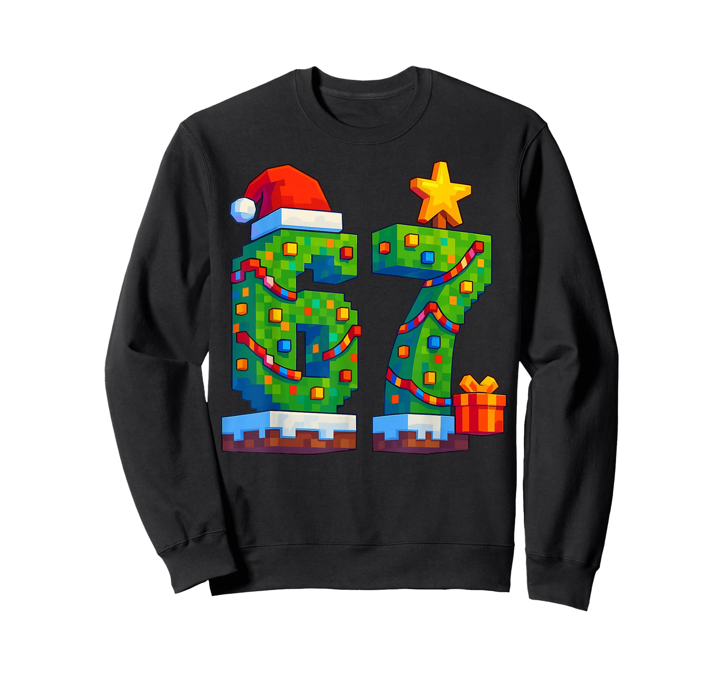 Six Seven 67 6 7 Kids 67 Teen Boys 6-7 Meme 6 7 Xmas Gaming T-Shirt