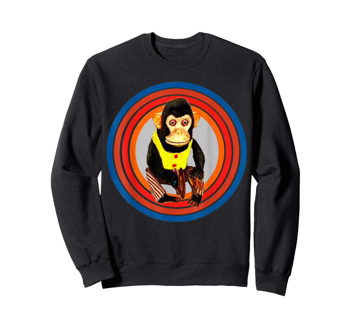 Cymbal Chimp Toy, Jolly Monkey With Cymbals Vintage Retro T-Shirt