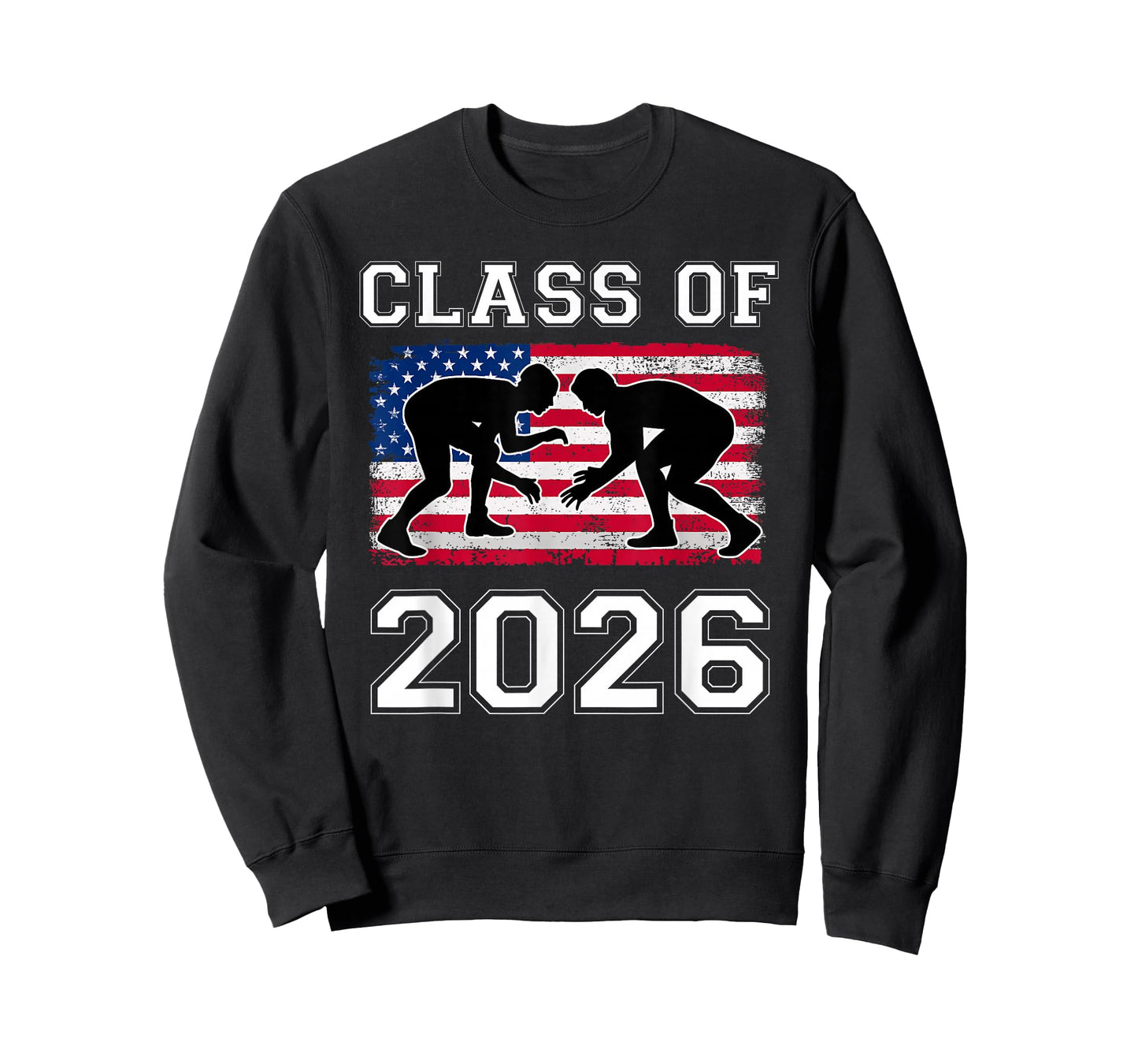 Class Of 2026 Senior Wrestling High School Wrestler Mens T-Shirt