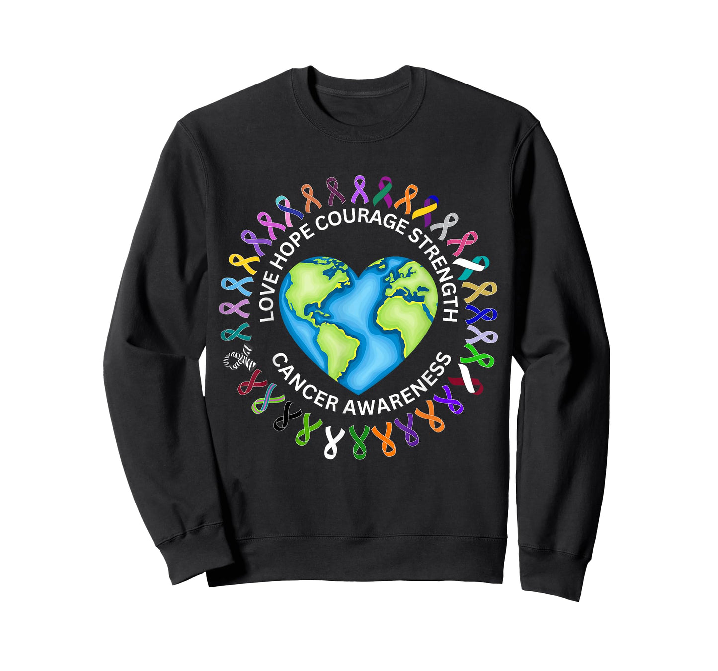 All Cancer Matters Survivors Awareness Fight Ribbon Support T-Shirt