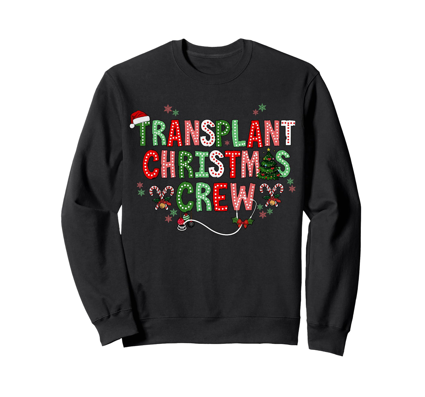 Christmas Transplant Nurse Bone Marrow Transplant Nurse BMT T-Shirt