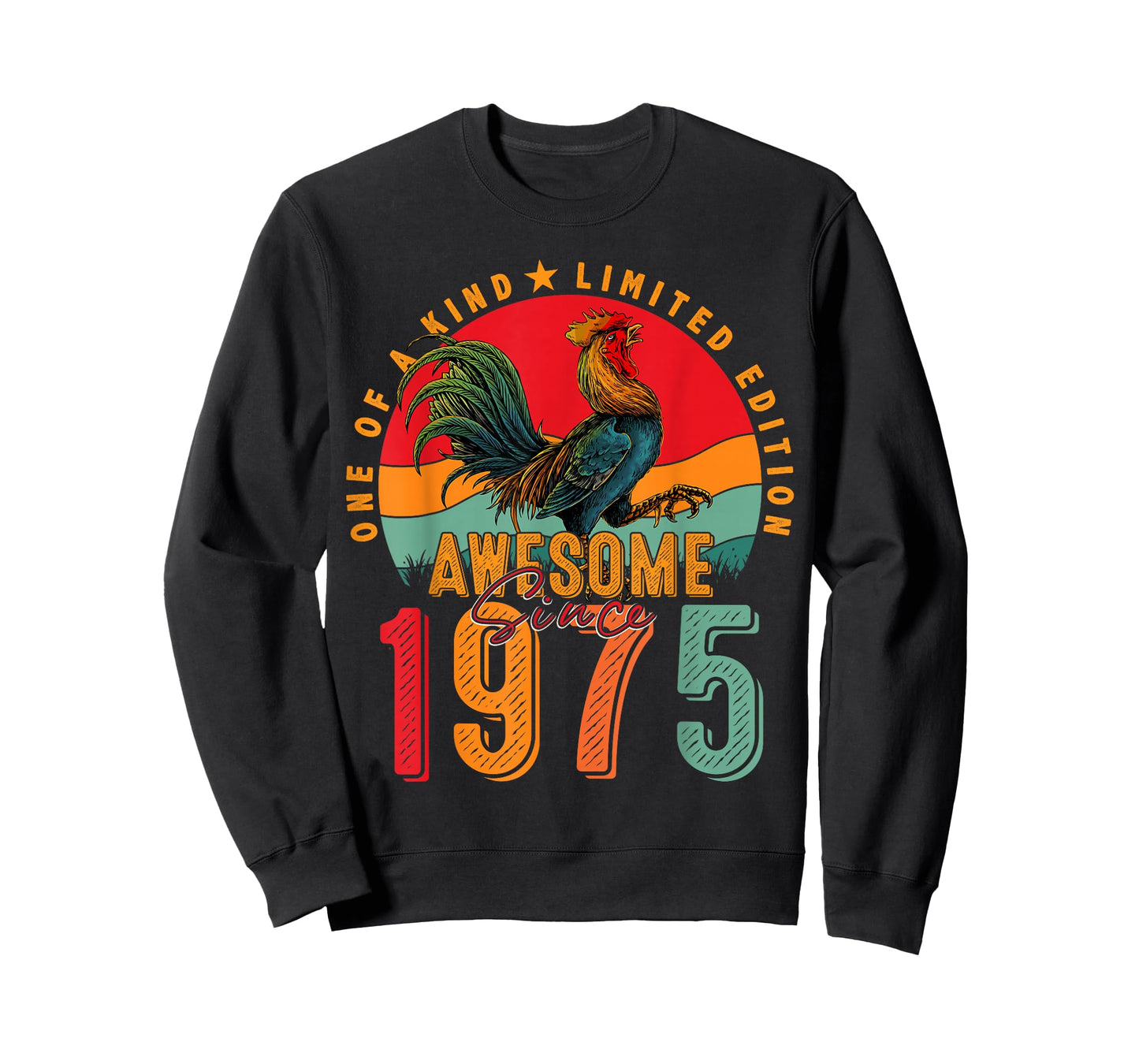 50th Birthday Chicken Awesome Since 1975 Farmer 50 Years Old T-Shirt