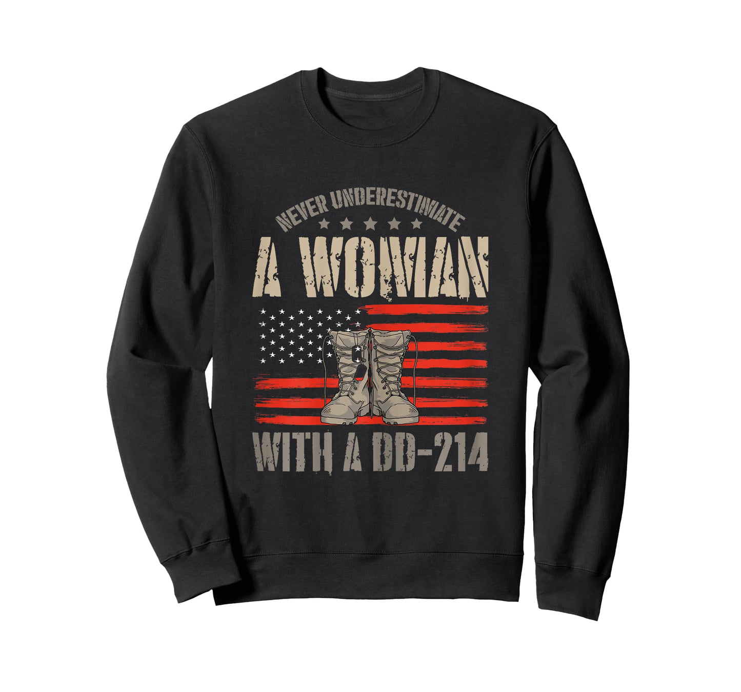 Veteran's Day A Woman with A Dd-214 Female Veteran T-Shirt