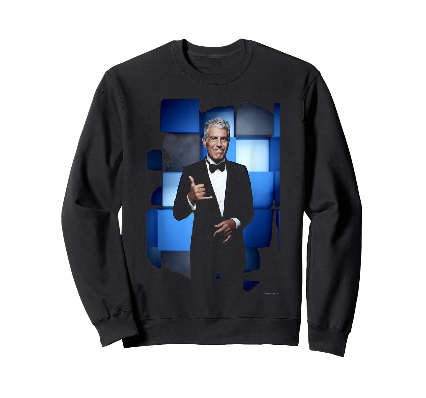 Chef Anthony Bourdain At The Emmys By Michael Grecco T-Shirt