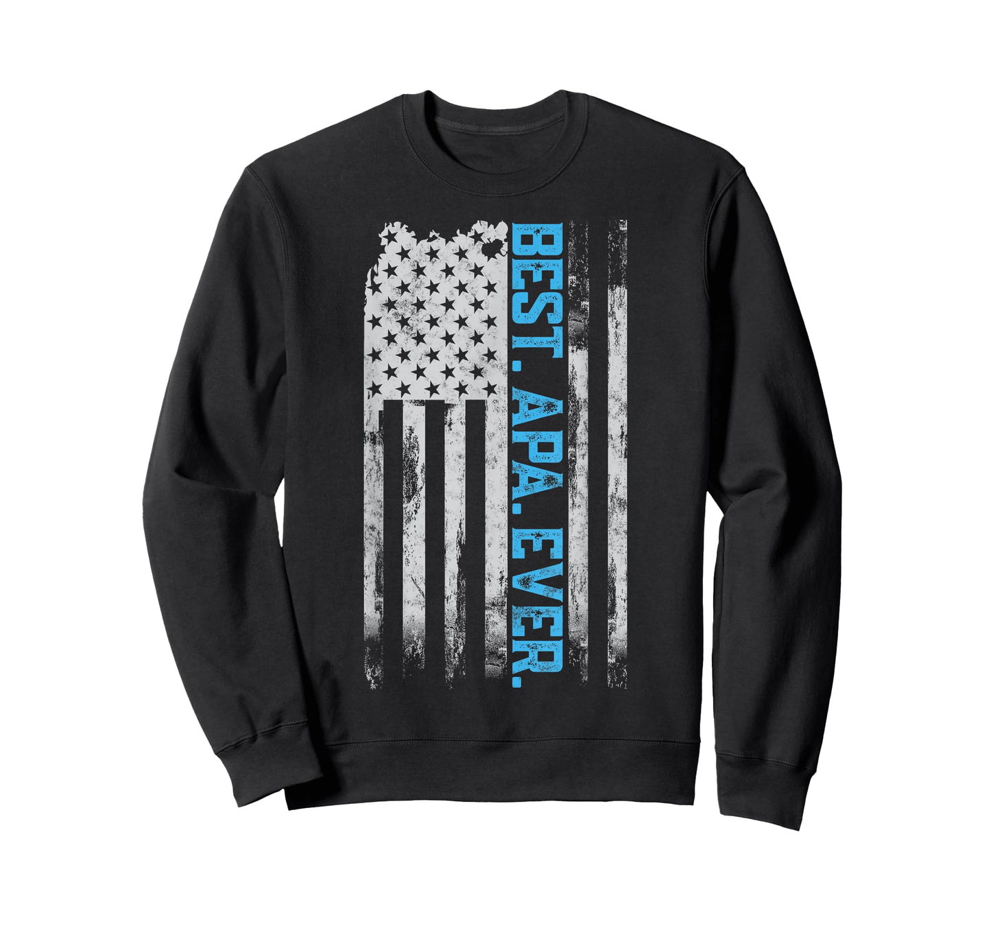 Best Apa Ever American USA flag Father’s Day gift Grandpa T-Shirt for Women Men