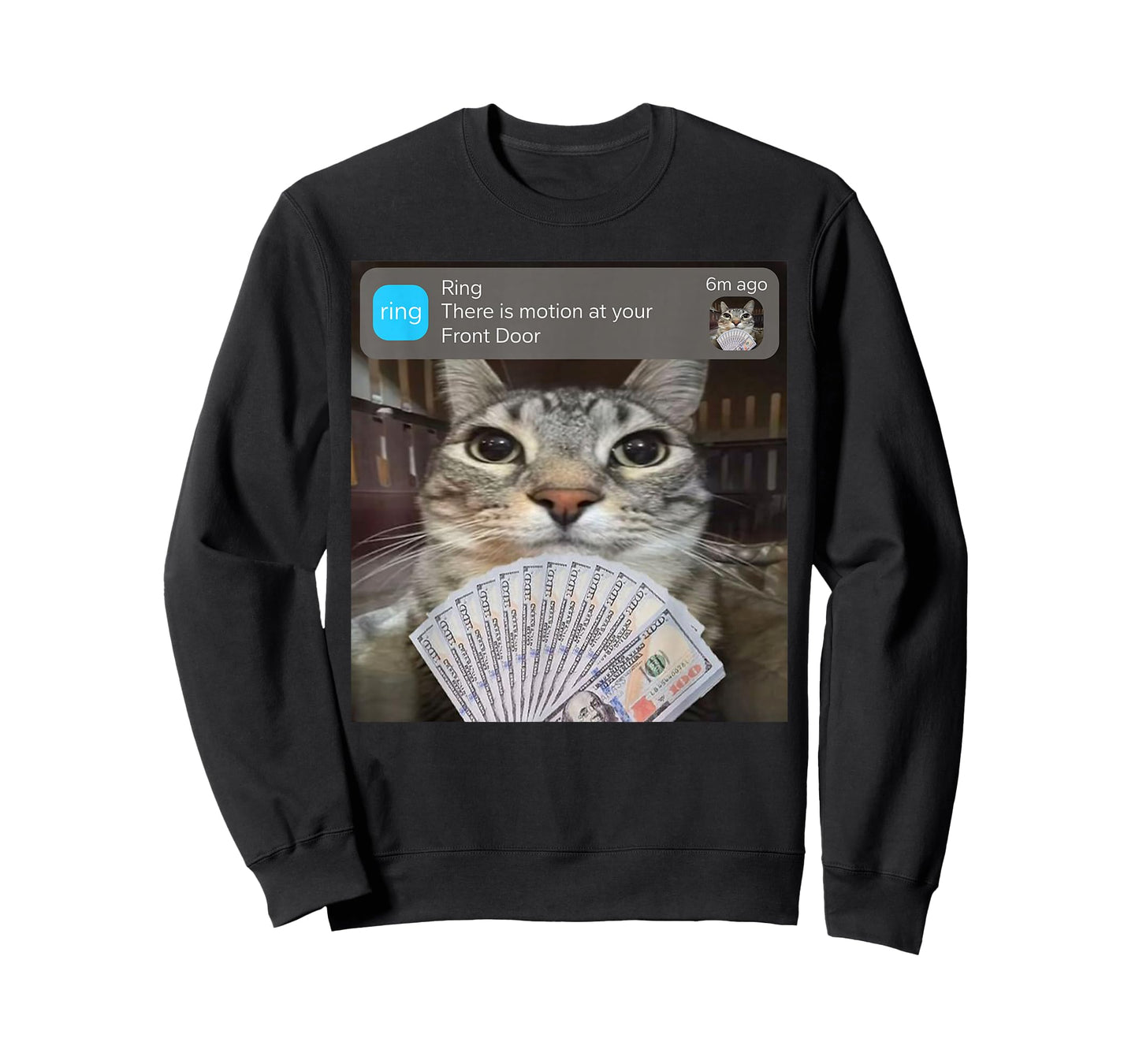 Ring There is Motion at Your Front Door Funny Meme Cute T-Shirt