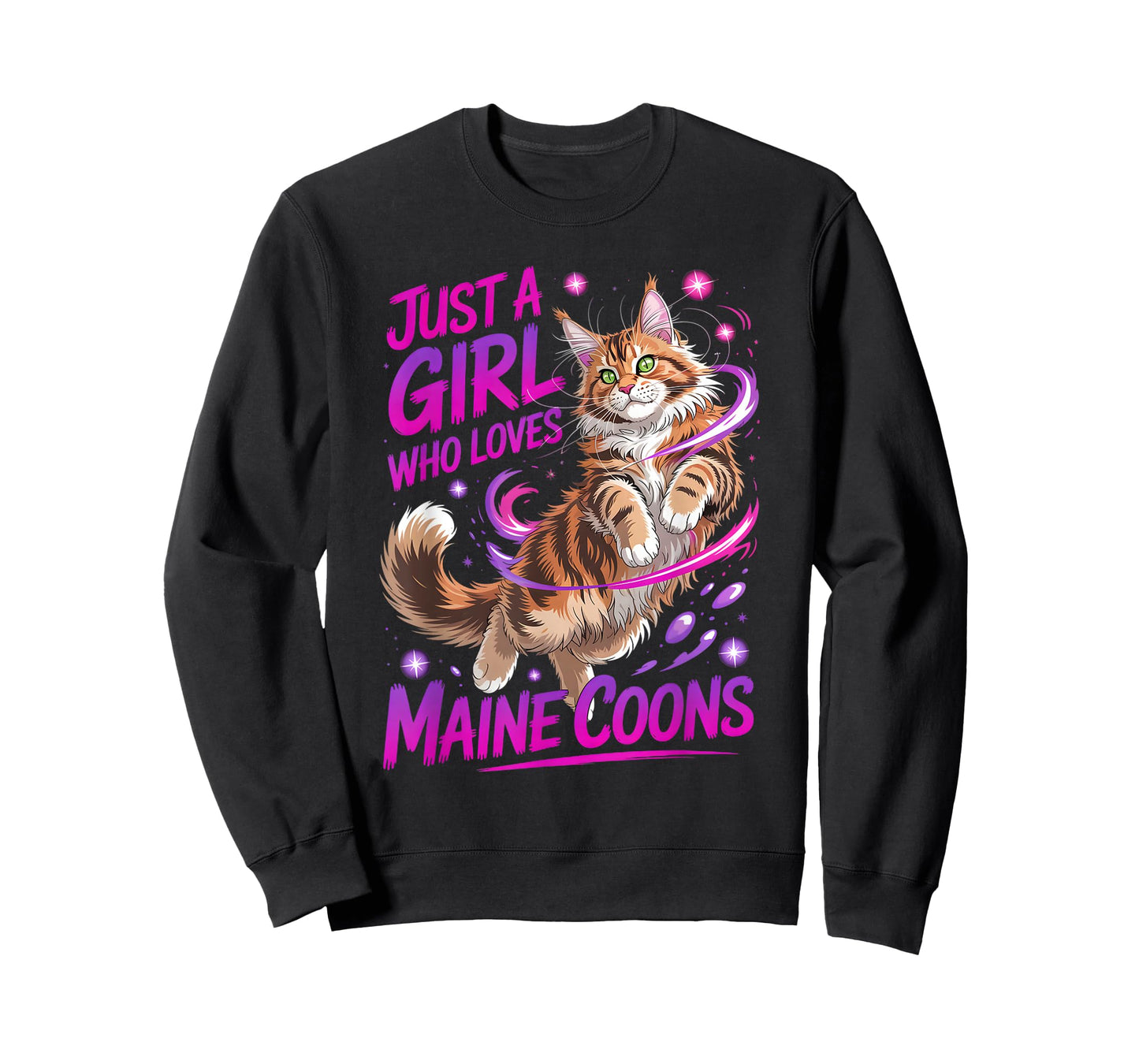 Girls Maine Coon T-Shirt