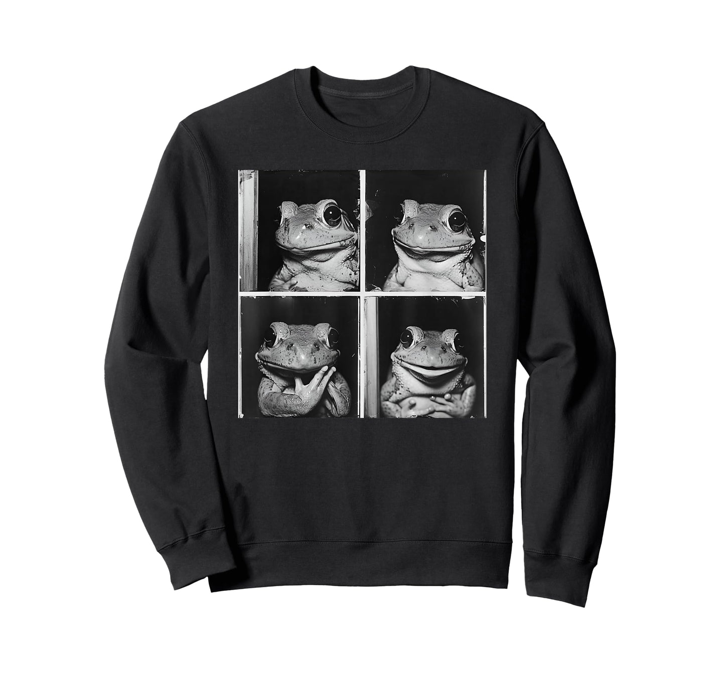 Posing Frog Model Photo Quirky Toad Love Frogs Funny Animal T-Shirt