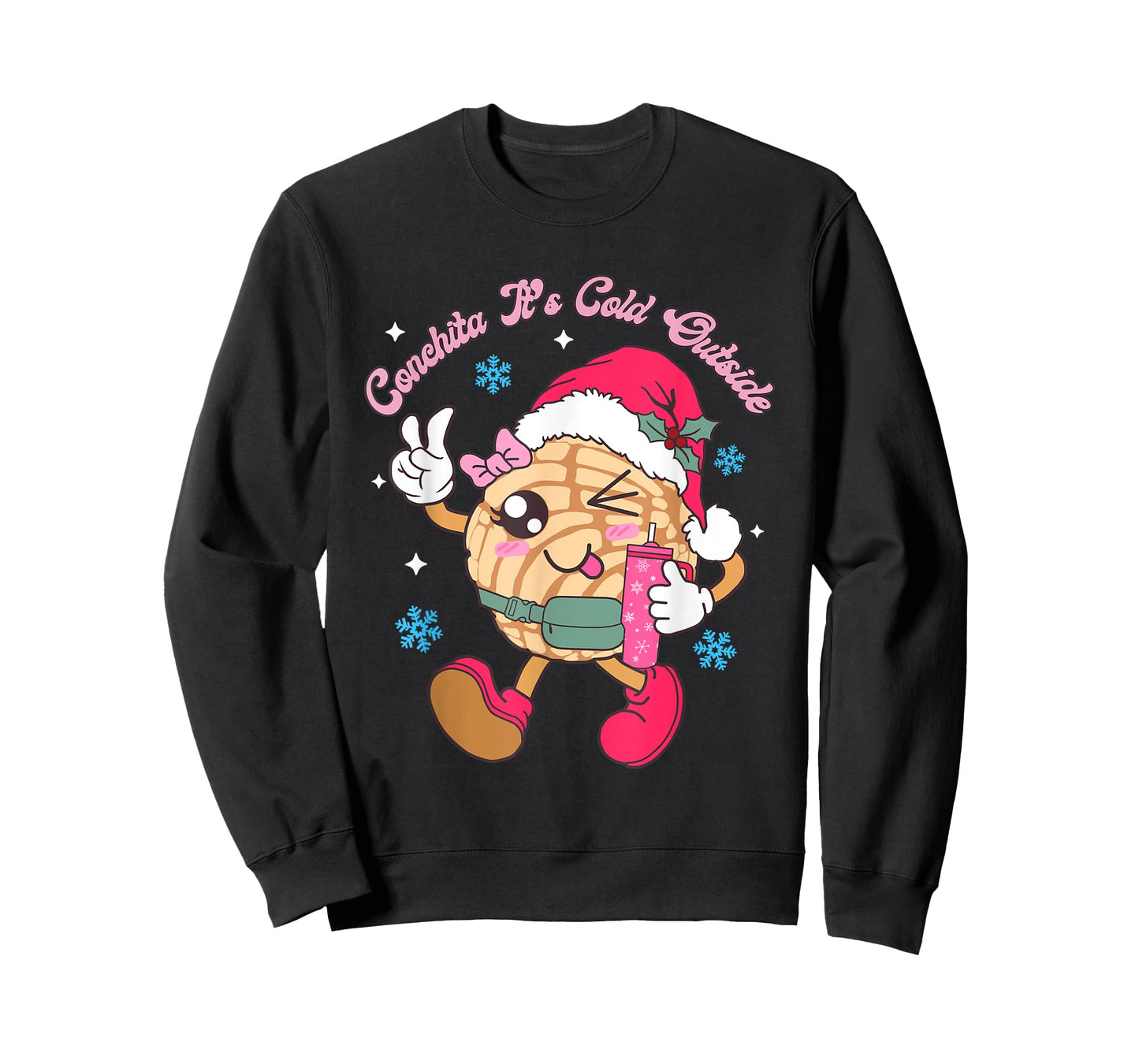 Conchita It's Cold Outside Concha Pan Dulce Mexican Xmas T-Shirt