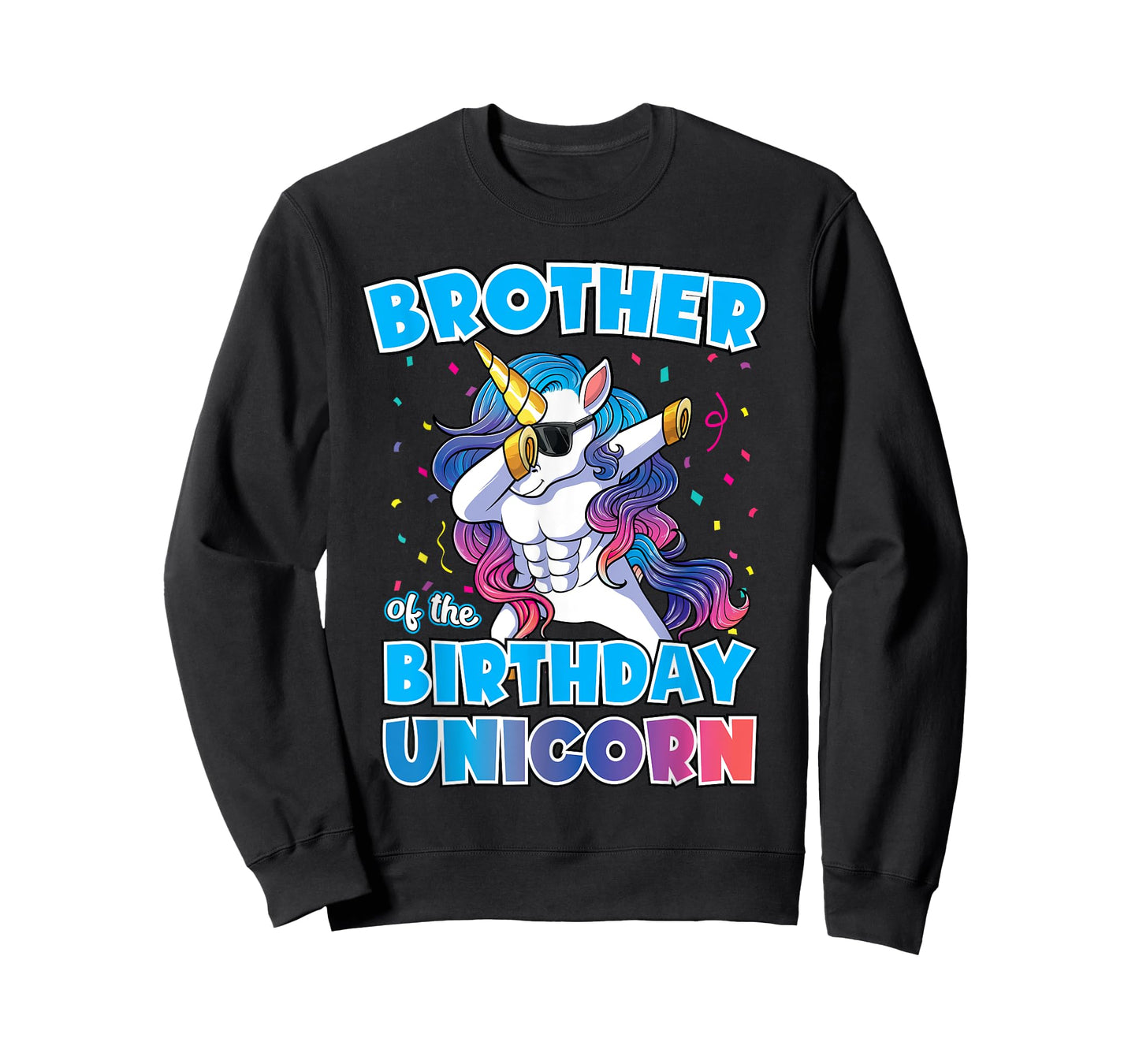 Brother of the Birthday Unicorn Dabbing Unicorn Brother T-Shirt