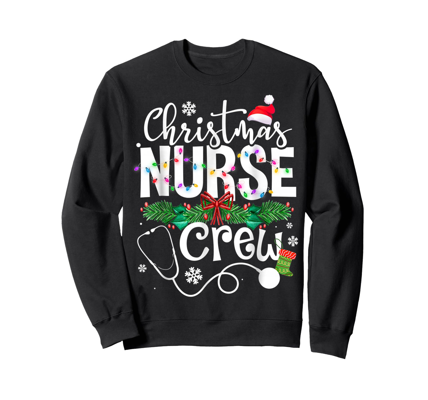 Christmas Nurse Crews Xmas Nursing Matching Holiday T-Shirt
