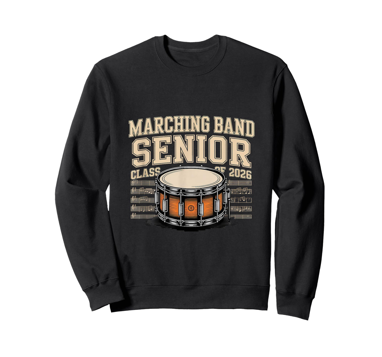 Marching Band Senior Class of 2026 Drumline T-Shirt