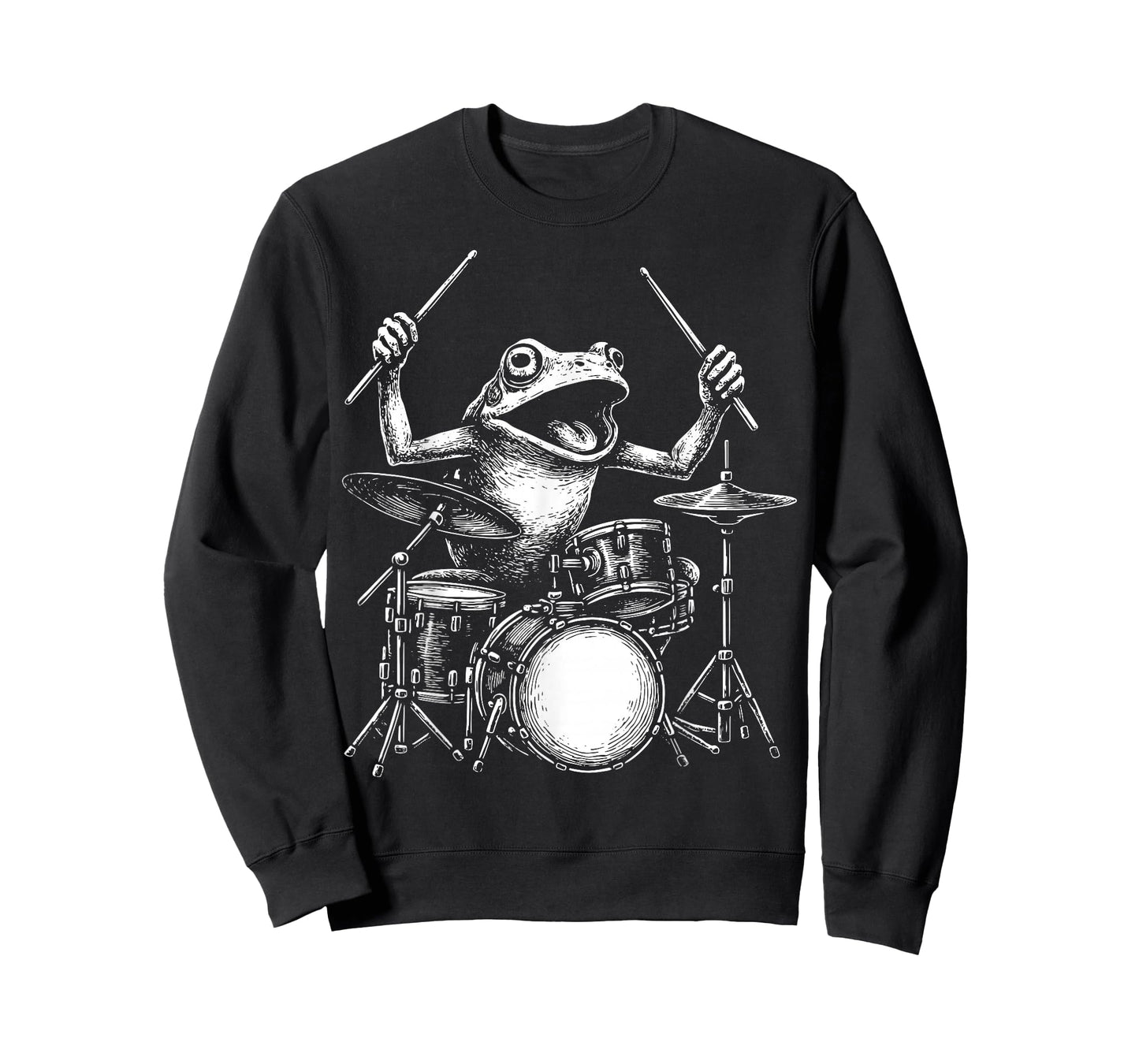 Frog Drummer Toad Drums T-Shirt
