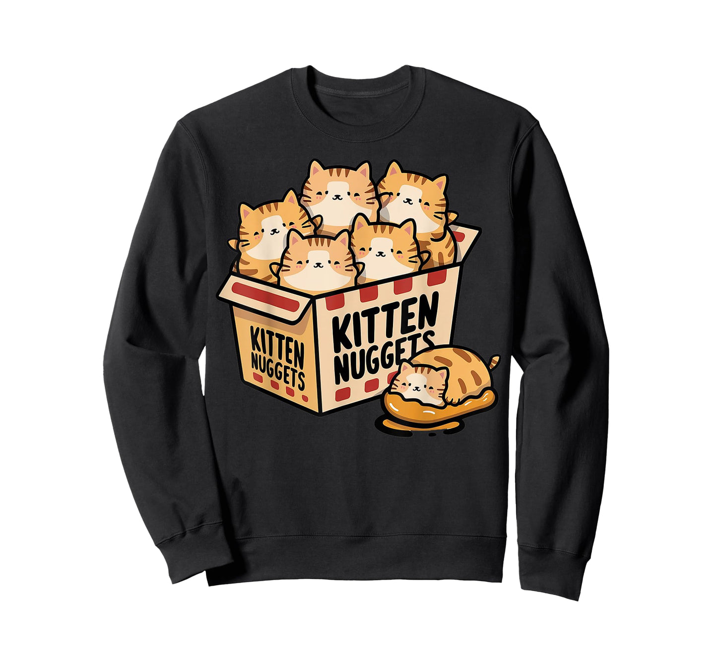 Kitten Chicken Nuggets Gifts For Cat Mom Cat Dad Cat Lover T-Shirt
