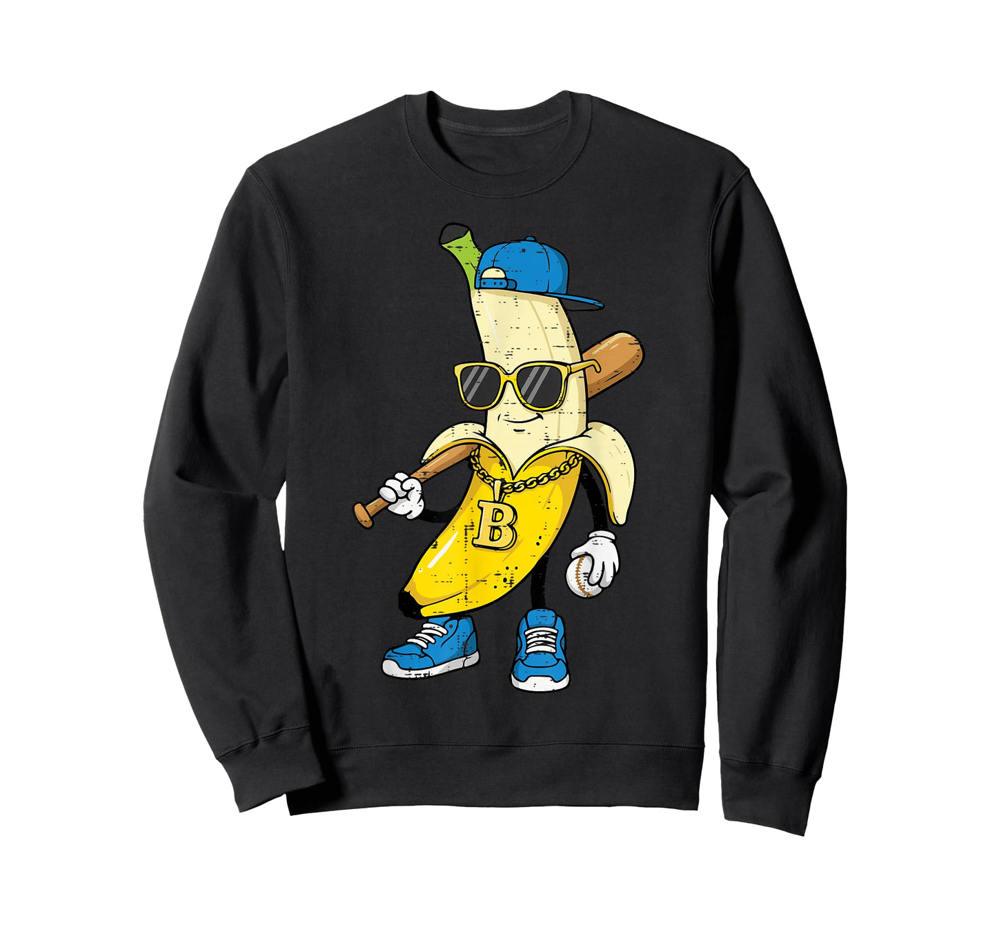 Banana Bling Cool Fruit Men Boys Kids T-Shirt