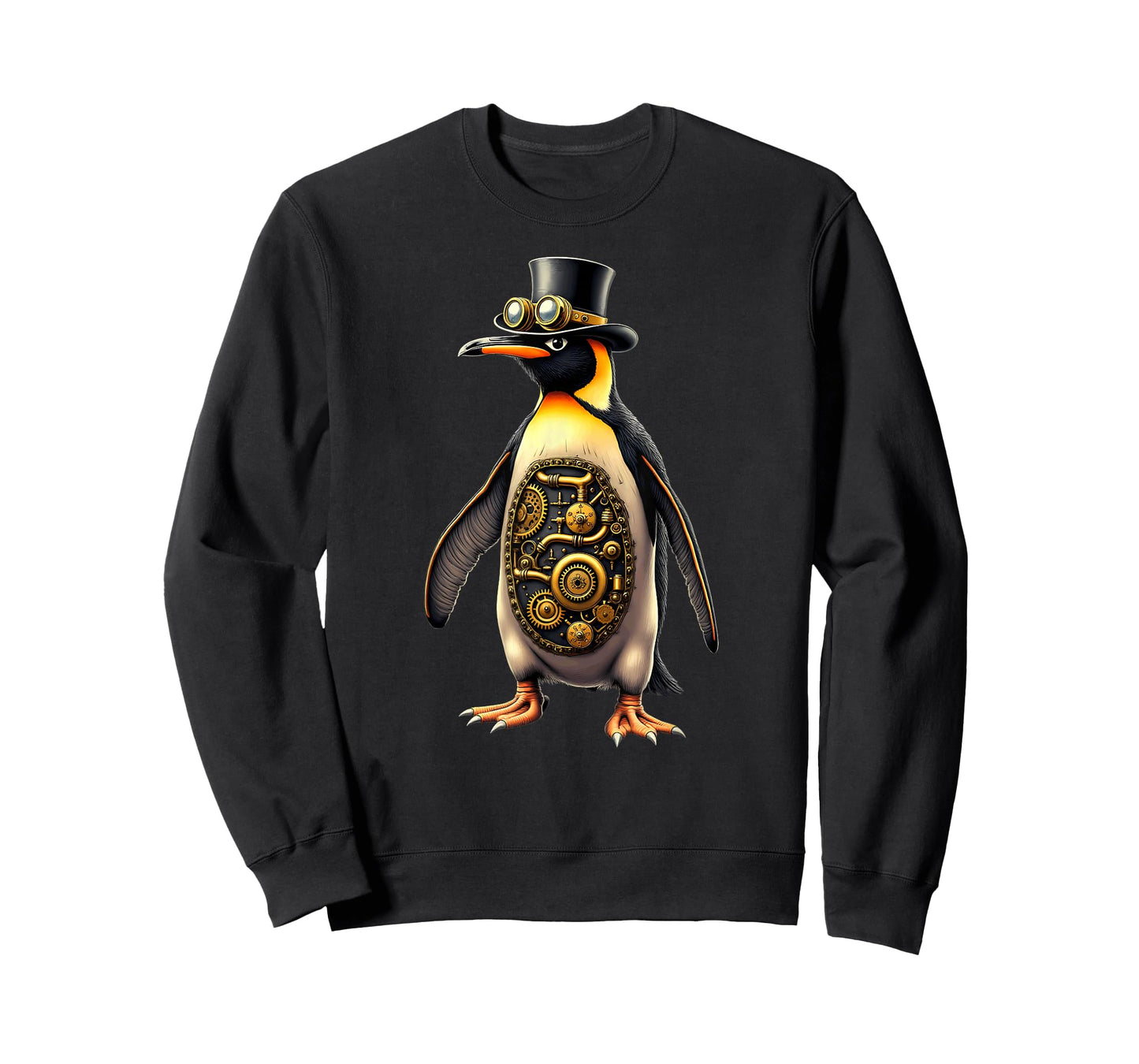 Aesthetic Steampunk Penguin Halloween T-Shirt