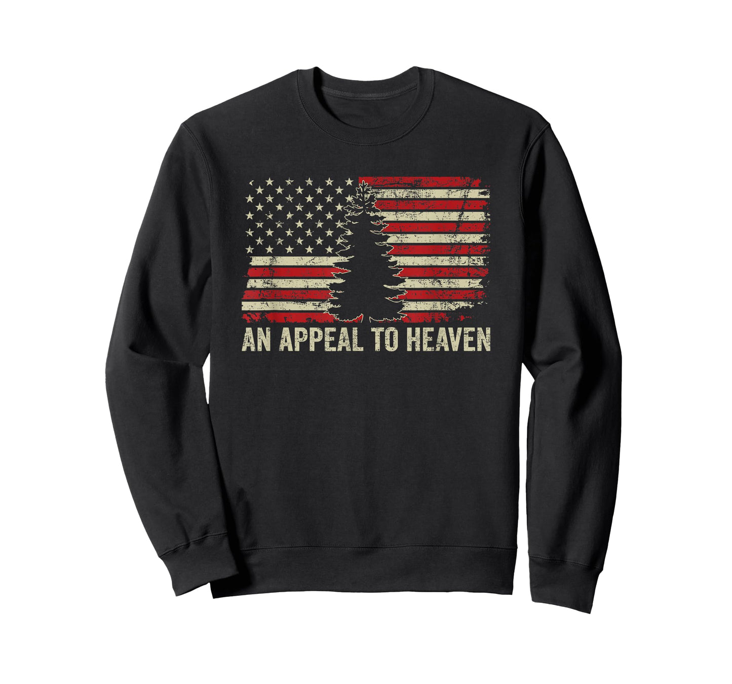 an Appeal to Heaven - USA Revolution Pine Tree American Flag T-Shirt