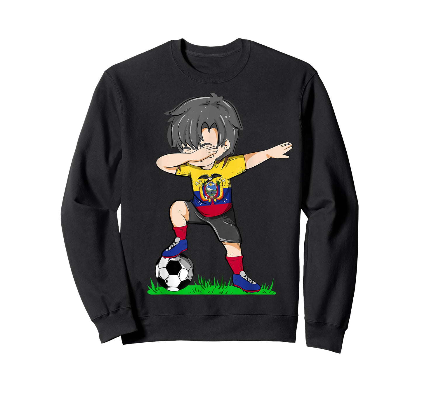 Soccer Ecuador Jersey Shirt Ecuador Flag Football Boys Men T-Shirt
