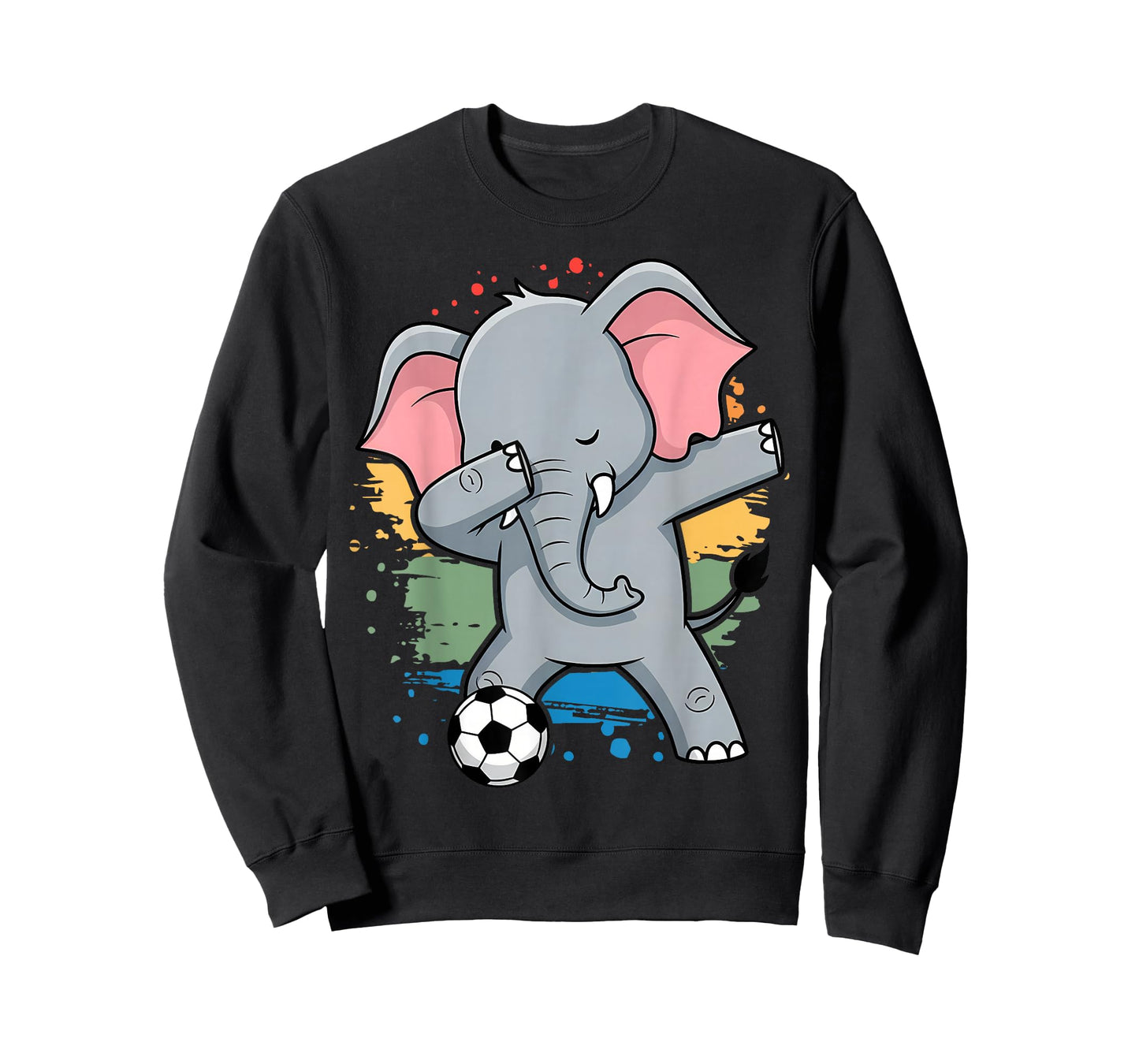 Dabbing Elephant - Soccer Lovers Jersey Football Fans Sport T-Shirt