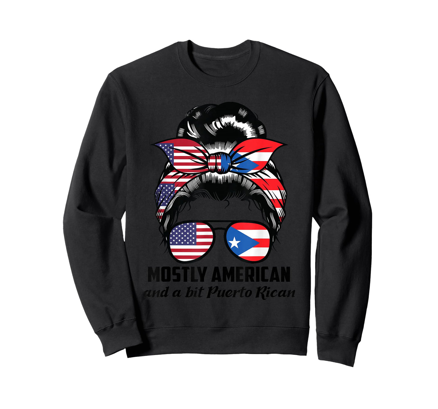 American and bit Puerto Rican Puerto Rican roots T-Shirt