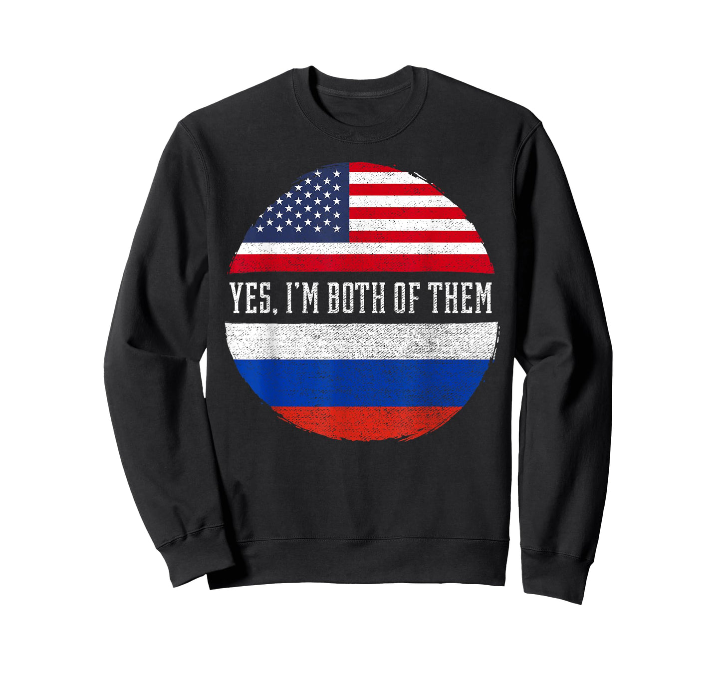 Half American Half Russian USA Flag Russia Heritage DNA T-Shirt