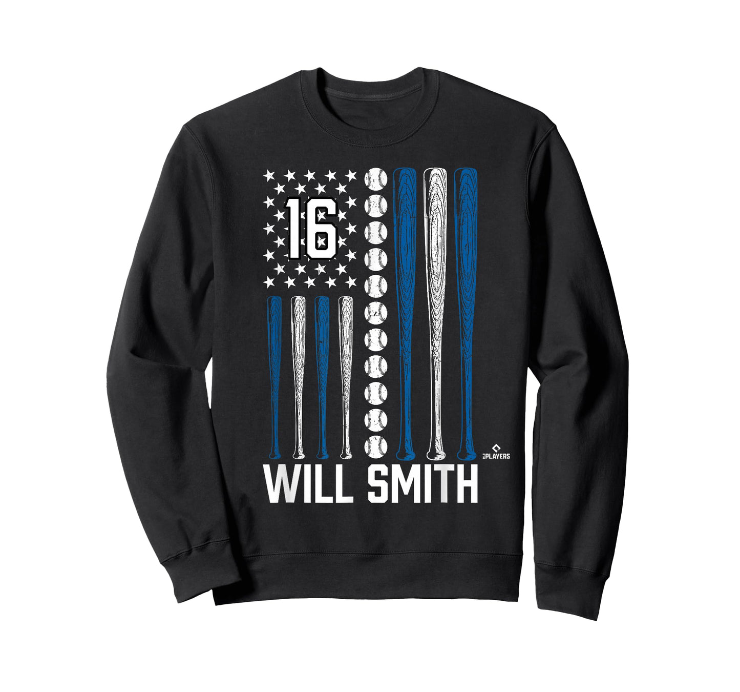 Baseball American Flag Will Smith Los Angeles Baseball MLBPA T-Shirt