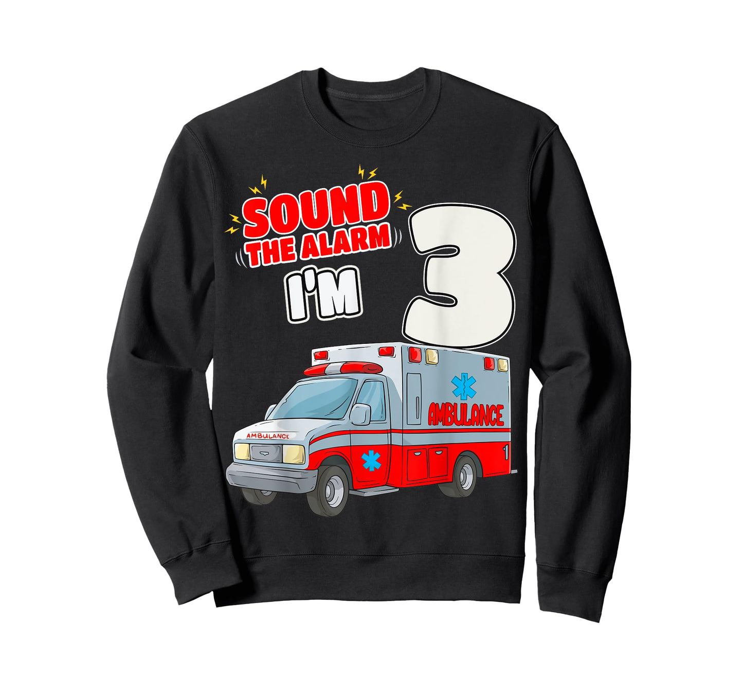 3rd Birthday Medical Ambulance EMT 3 Years Old EMS Paramedic T-Shirt