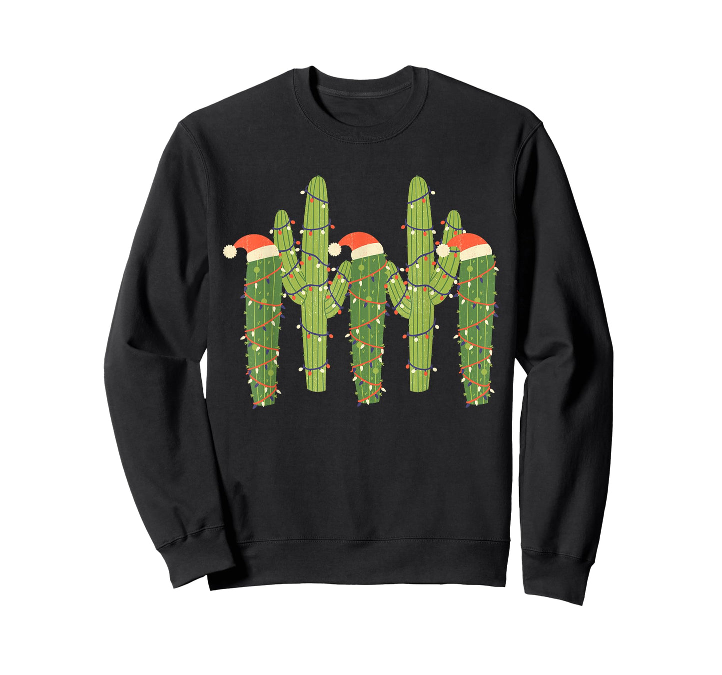 Christmas Cactus Desert Vintage Saguaro Cactus Plants Lover T-Shirt