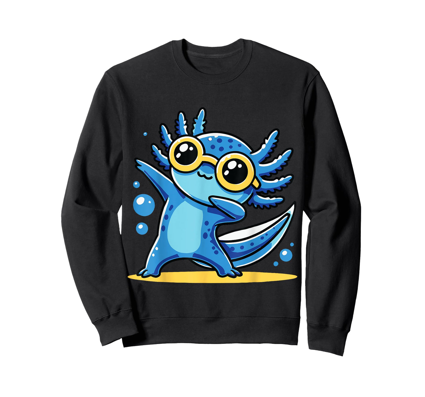 Dabbing Axolotl Kawaii Anime Funny Women Men Kids T-Shirt
