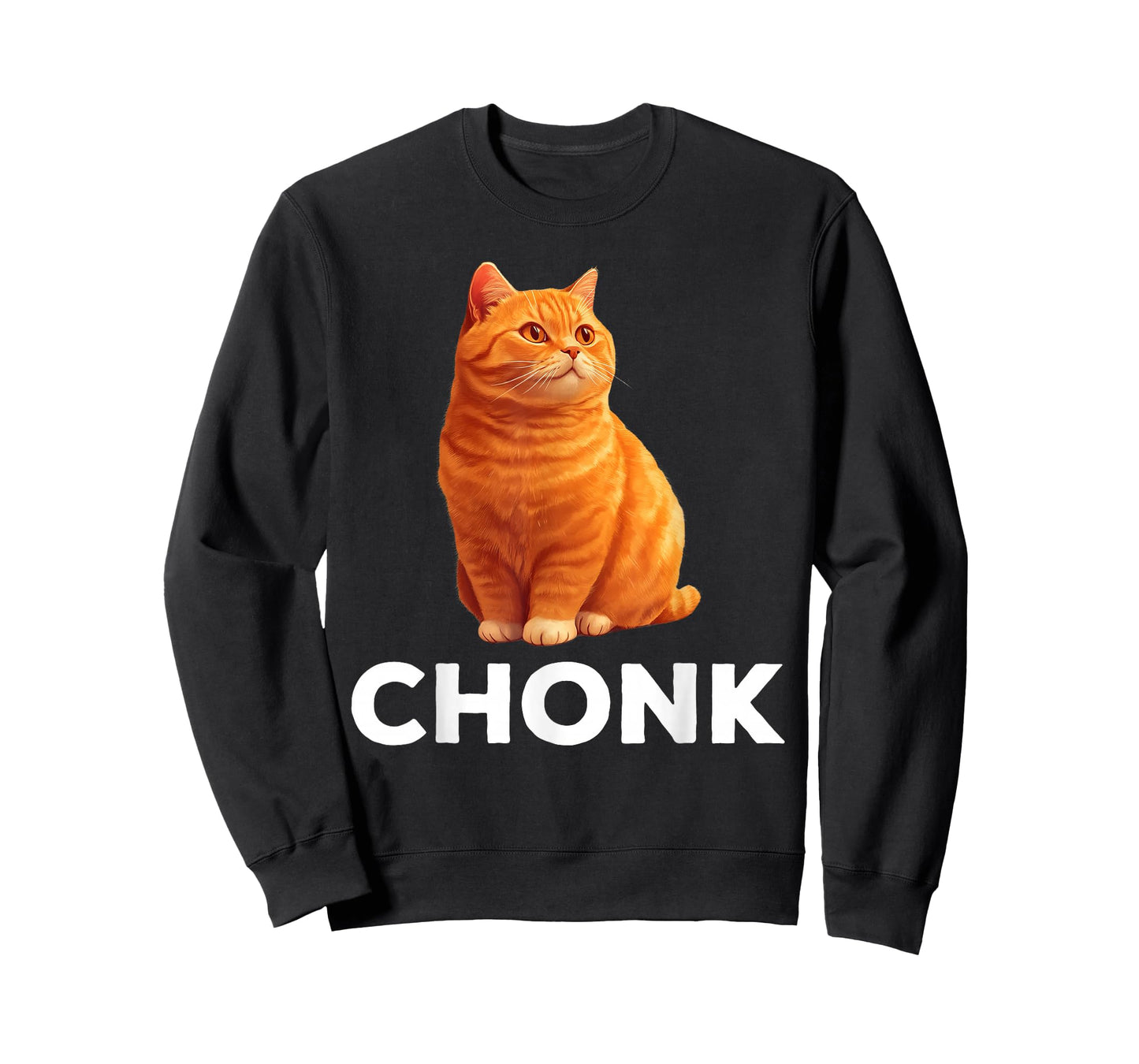 Chonk Orange Cat Funny Cat Lover T-Shirt