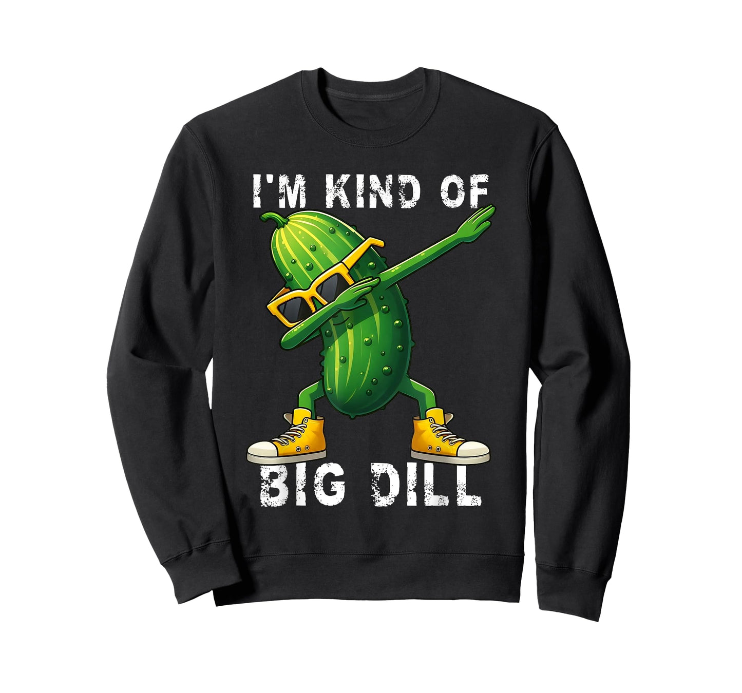 I’m Kind Of Big Dill Pickle Dabbing Halloween Cucumber T-Shirt