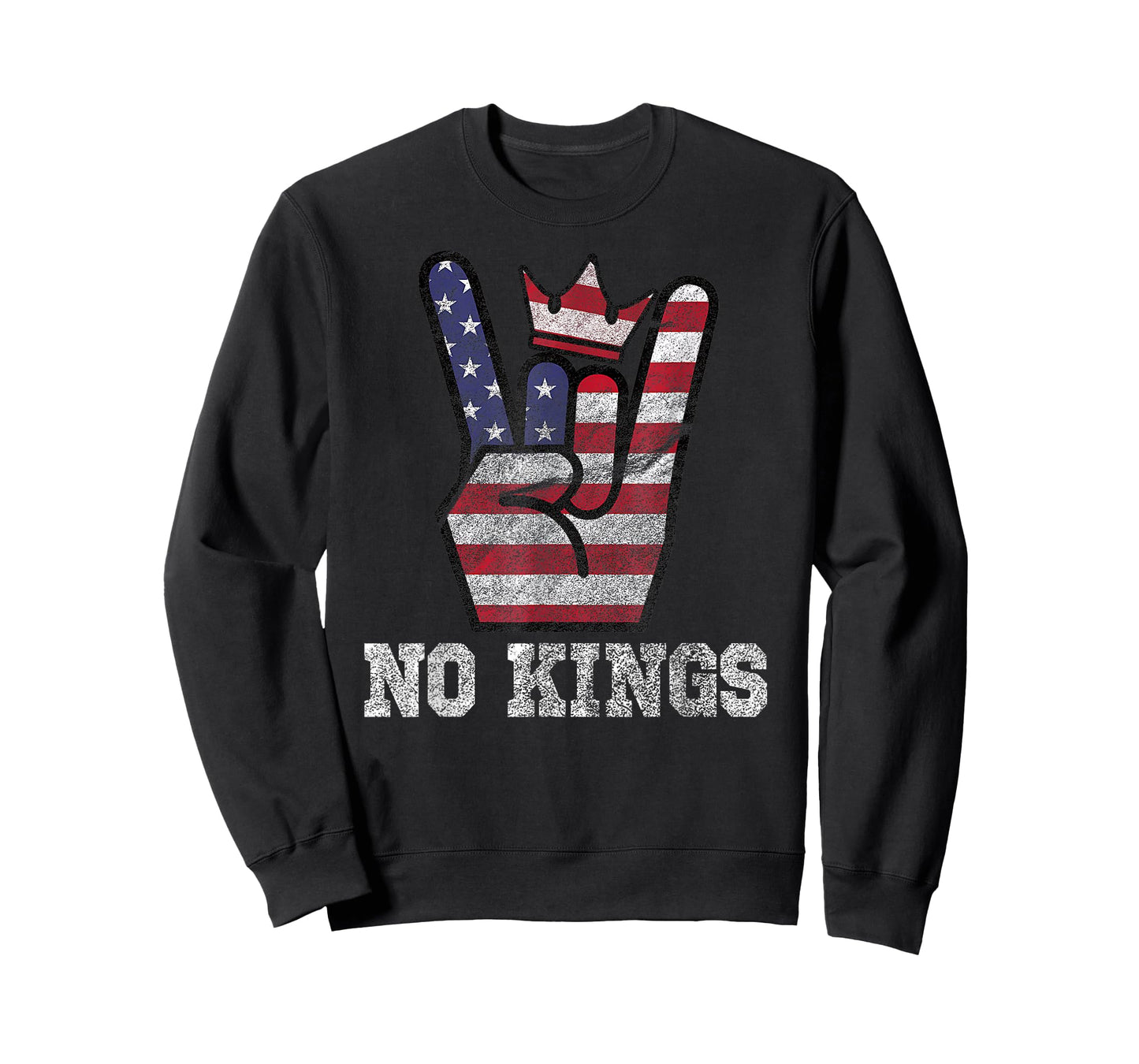 No Kings Shirt 4th of July Vintage American Flag No Kings T-Shirt
