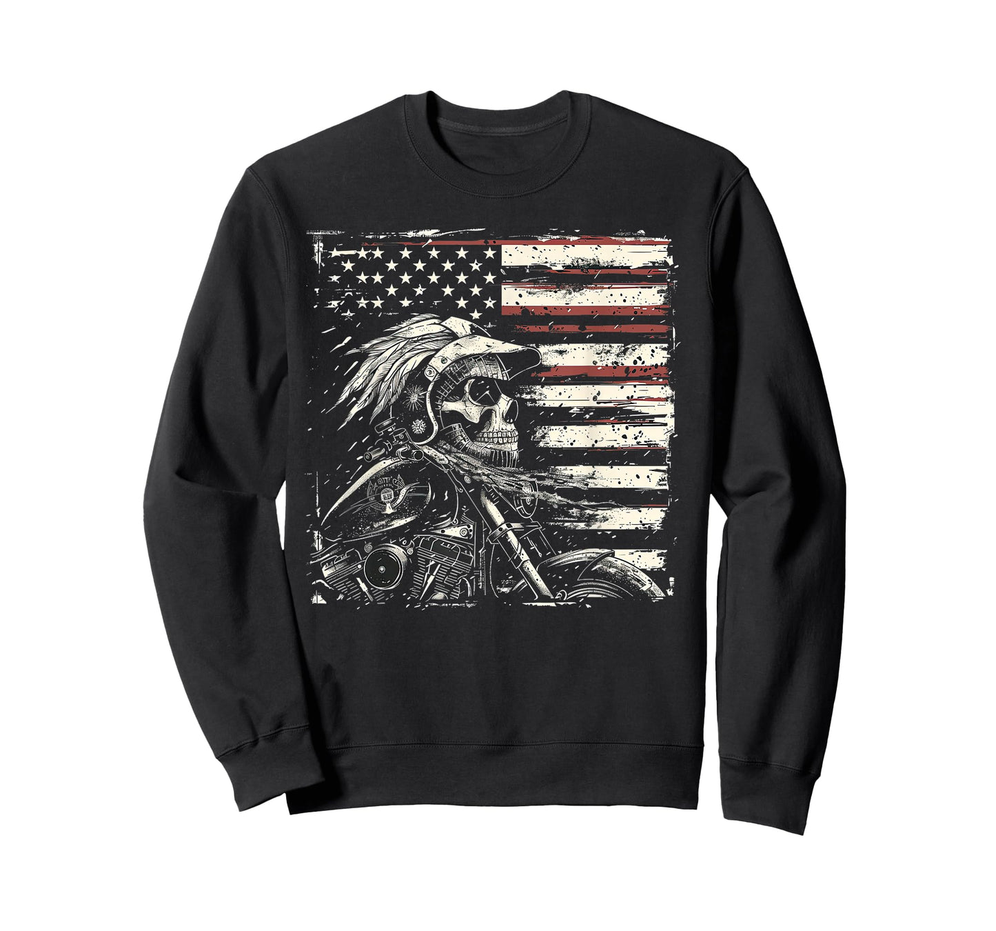 Native American Bikes Motorcycle Indian Bikers Old Classic T-Shirt