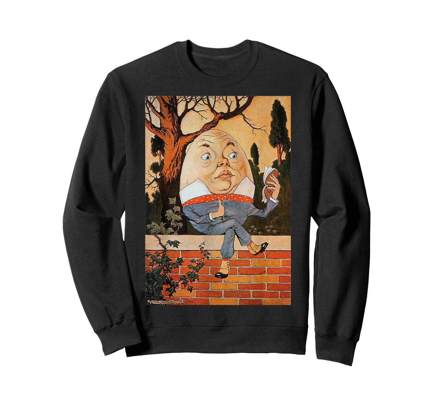 Classic Fairytale Nursery Rhymes Humpty Dumpty Sat on a Wall T-Shirt