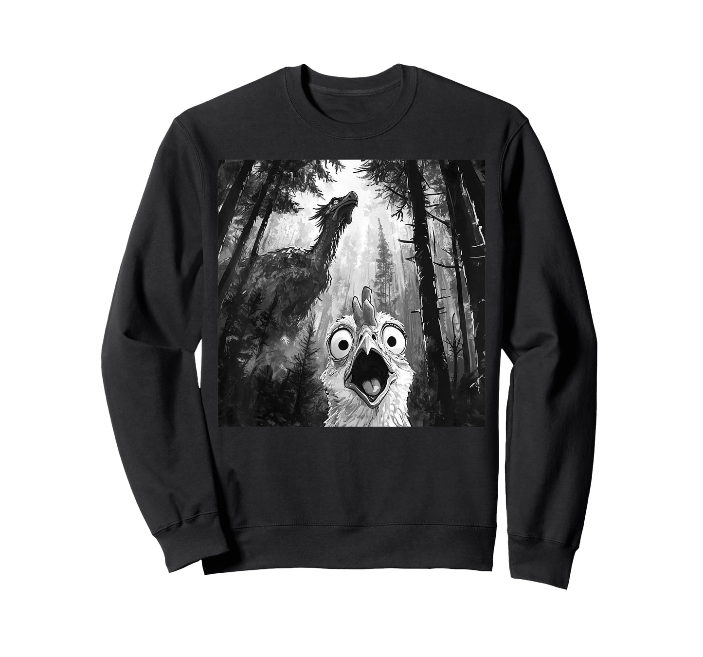 Chicken Selfie With Dragon Funny T-Shirt